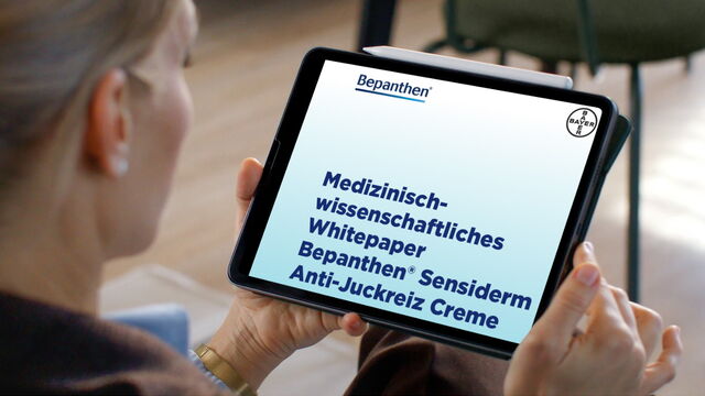 Bild zum Artikel„Medizinisch-wissenschaftliches Whitepaper: Grundlagenforschung und Therapiepositionierung der Bepanthen® Sensiderm Anti-Juckreiz Creme“